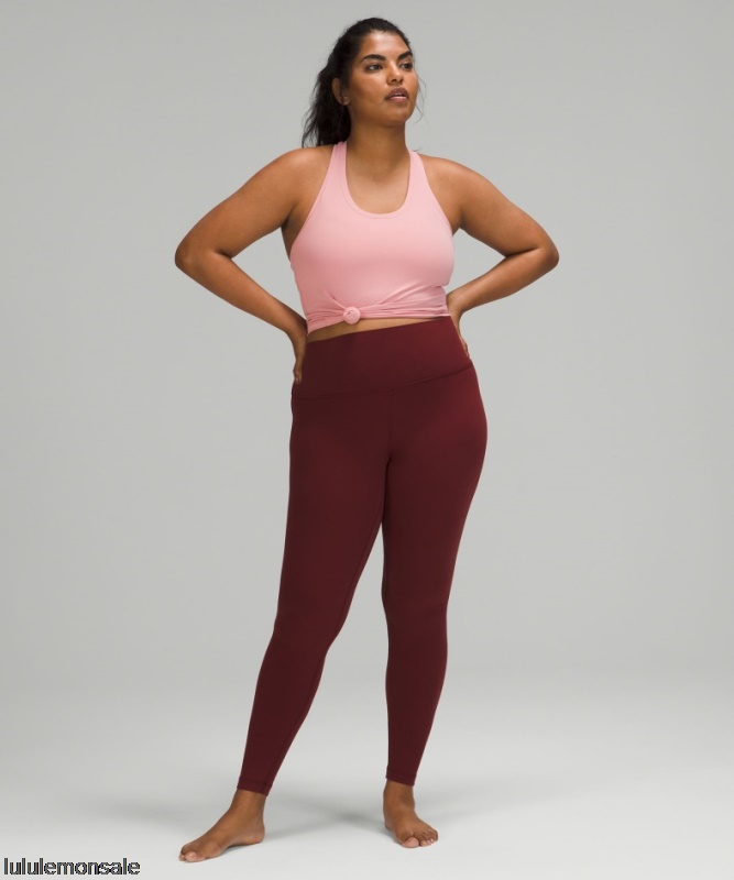 Lululemon Damen DELULU037 | Lululemon Deutschland Red Merlot Align Hochhaushose 28
